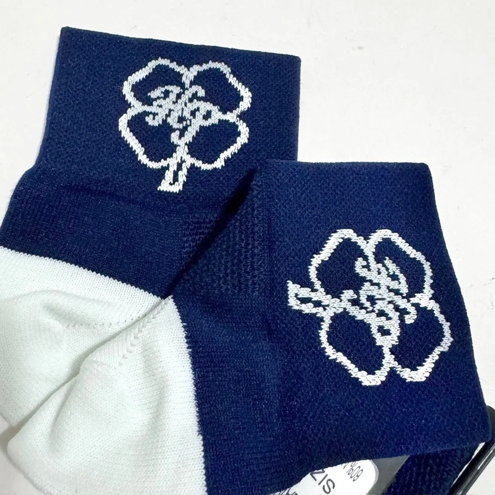 DeFeet Cycling Biking Socks Blue White Size 7 8 9 Mens Women’s 8.5-10.5 NEW